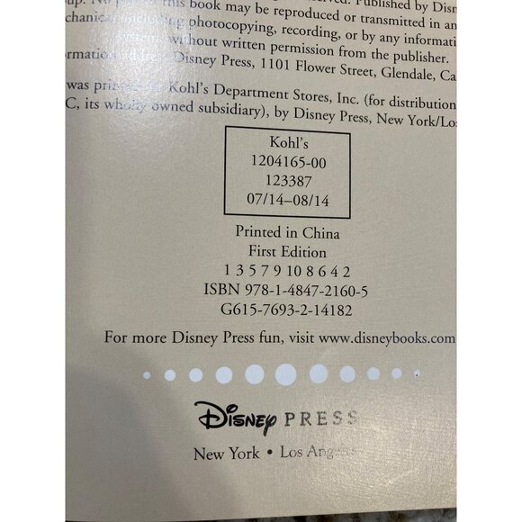 Disney The Lion King Book Special Edition Kohls Cares Ages 3 & Up - Picture 4 of 13